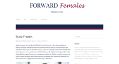 Desktop Screenshot of forwardfemales.com