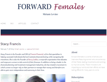 Tablet Screenshot of forwardfemales.com